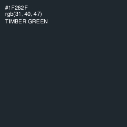 #1F282F - Timber Green Color Image